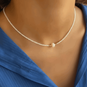 Collier Serene Pearl ( Blanc)